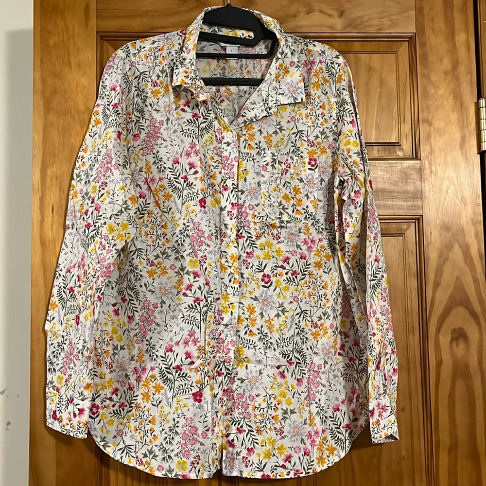 Floral Button Down Shirt